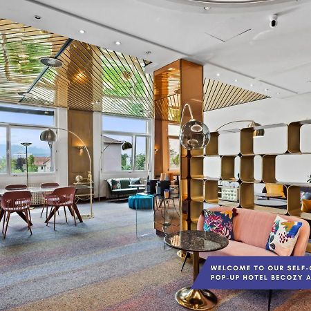 Becozy Au Parc Retro Edition Self-Check-In Rooms & Studios Fribourg Exterior foto