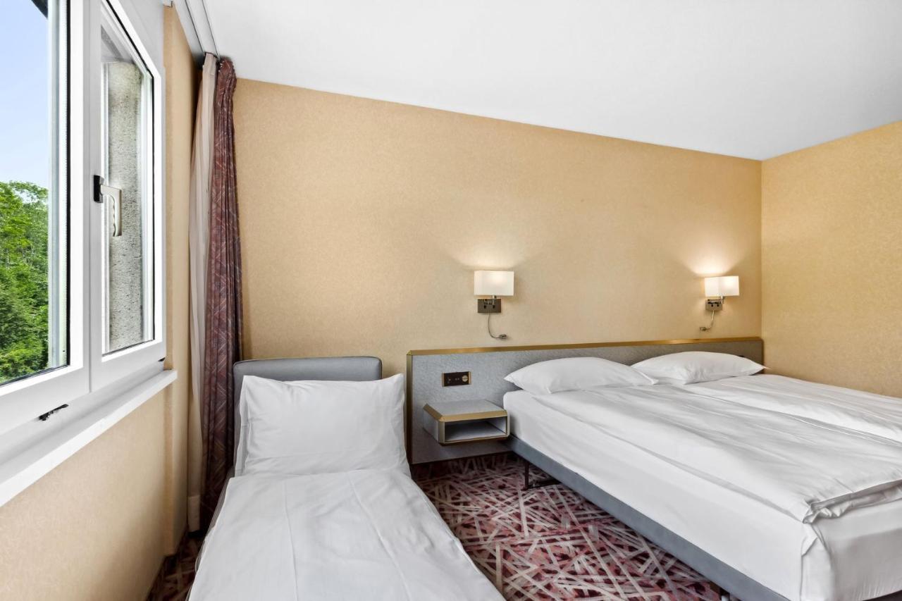 Becozy Au Parc Retro Edition Self-Check-In Rooms & Studios Fribourg Exterior foto