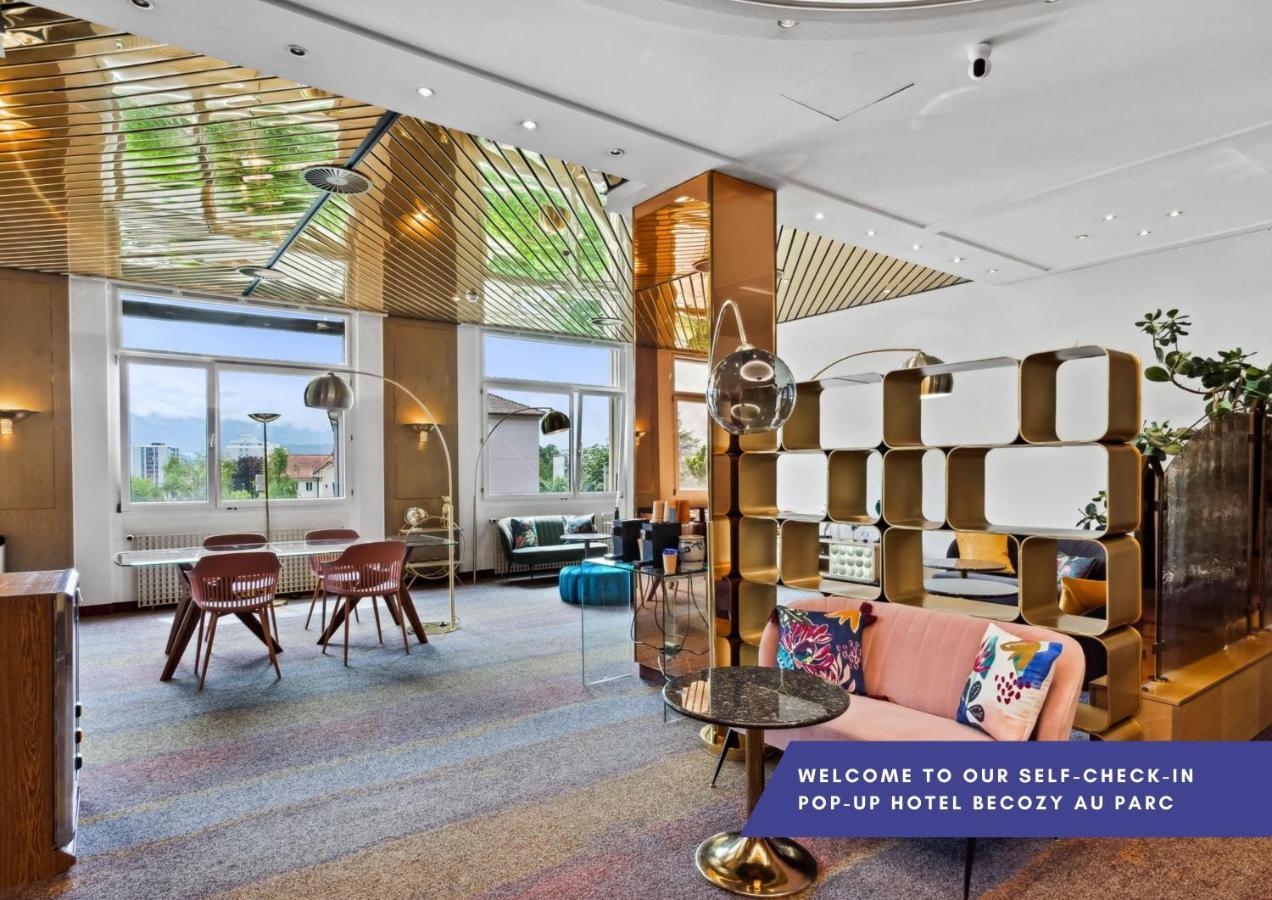 Becozy Au Parc Retro Edition Self-Check-In Rooms & Studios Fribourg Exterior foto