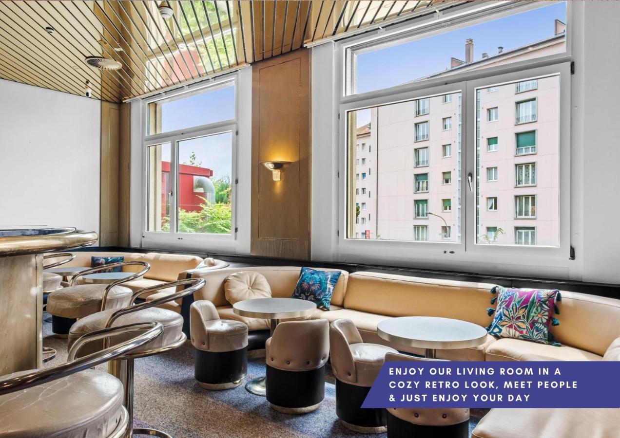 Becozy Au Parc Retro Edition Self-Check-In Rooms & Studios Fribourg Exterior foto